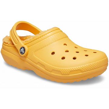 Zapatos Crocs Classic Forro Clog Hombre Amarillos | Mexico 0671XYUF